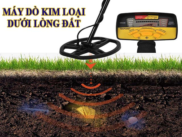 máy dò kim loại dưới lòng đất