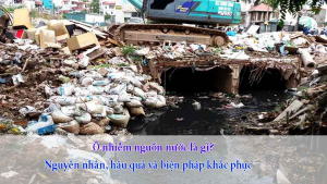 ô nhiễm nguồn nước là gì