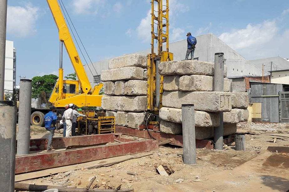 thí nghiệm nén tĩnh cọc