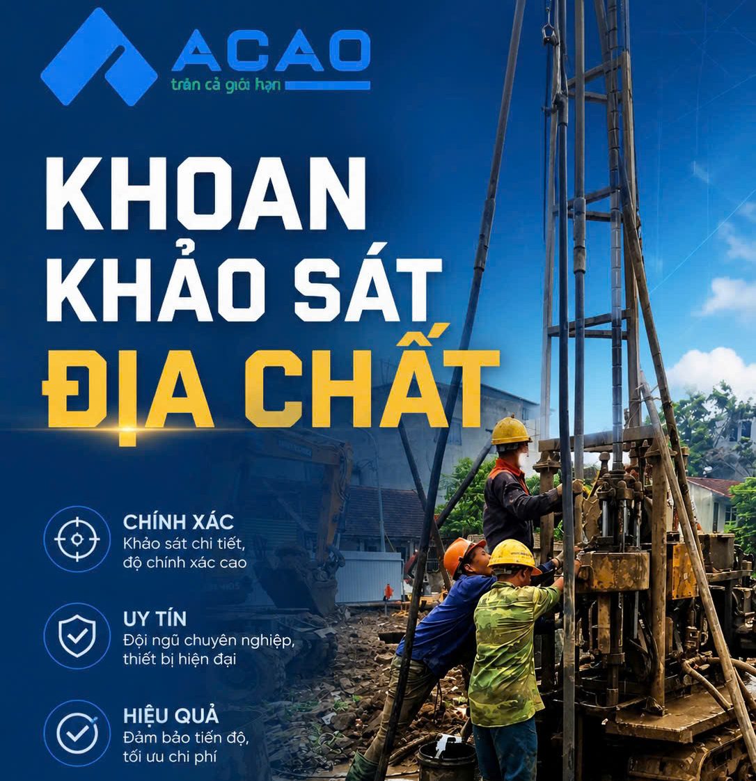 Khảo sát địa chất tại phường Nhân Chính (quận Thanh Xuân)